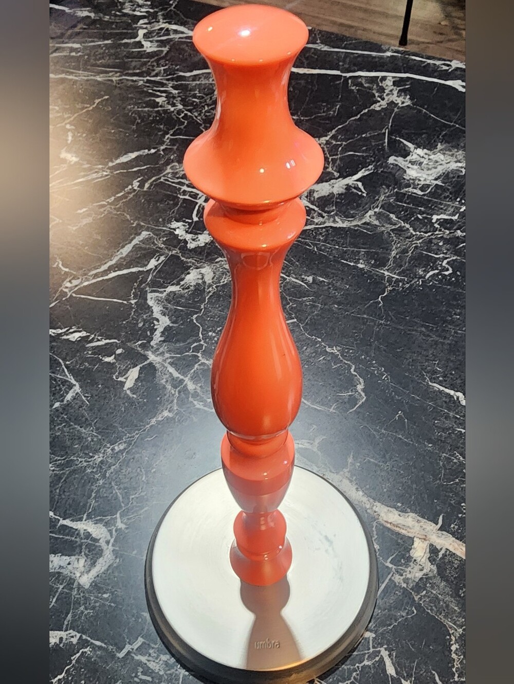 Orange Decorative Paper Towel Holder